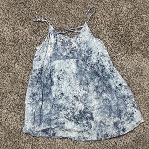 Wild Fable Blue Tie-Dye Mini Dress